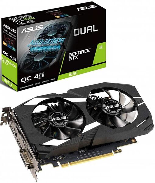 

Видеокарта ASUS GeForce GTX 1650 4 ΓБ Retail