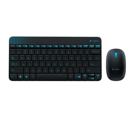 Logitech Wireless Desktop MK240 (Keybord&mouse), USB, Black, Rus/Eng, [920-008213]