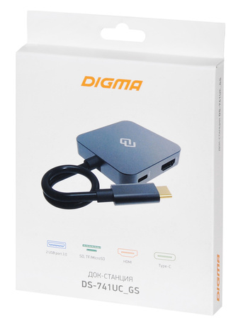 Док-станция DIGMA DS-741UC_GS