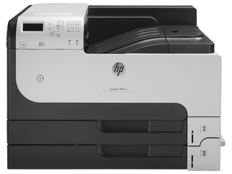 HP LaserJet Enterprise 700 M712dn (A3, 1200dpi, 40ppm, 512Mb, 3trays 250+250+100, USB2.0/extUSBx2/GigEth/HIP/ePrint, repl. Q7543A, Q7545A)
