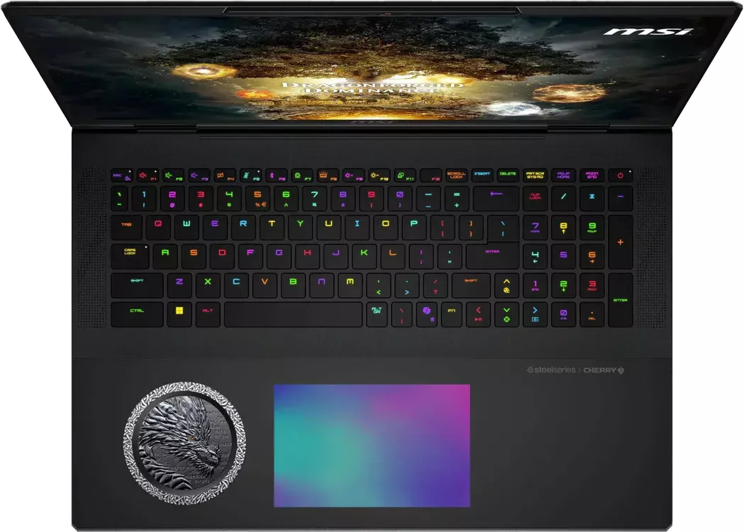 Ноутбук MSI Titan 18 HX Dragon Edition Norse Myth A2XWJG-205RU Intel Core Ultra 9 275HX/64Gb/SSD2Tb/RTX5090 24Gb/18"/IPS/WQUXGA/3840x2400/120Hz/MiniLED/Win11/Core Black (9S7-1824A5-205)