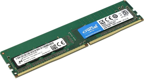 

Оперативная память Crucial Desktop DDR4 2666МГц 8GB, CT8G4DFS8266, RTL