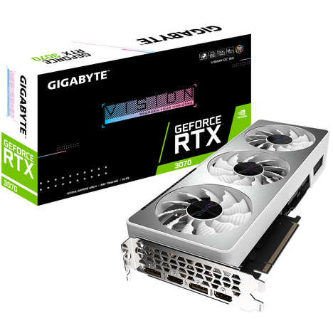Видеокарта Gigabyte GeForce RTX 3070 8 ΓБ Retail