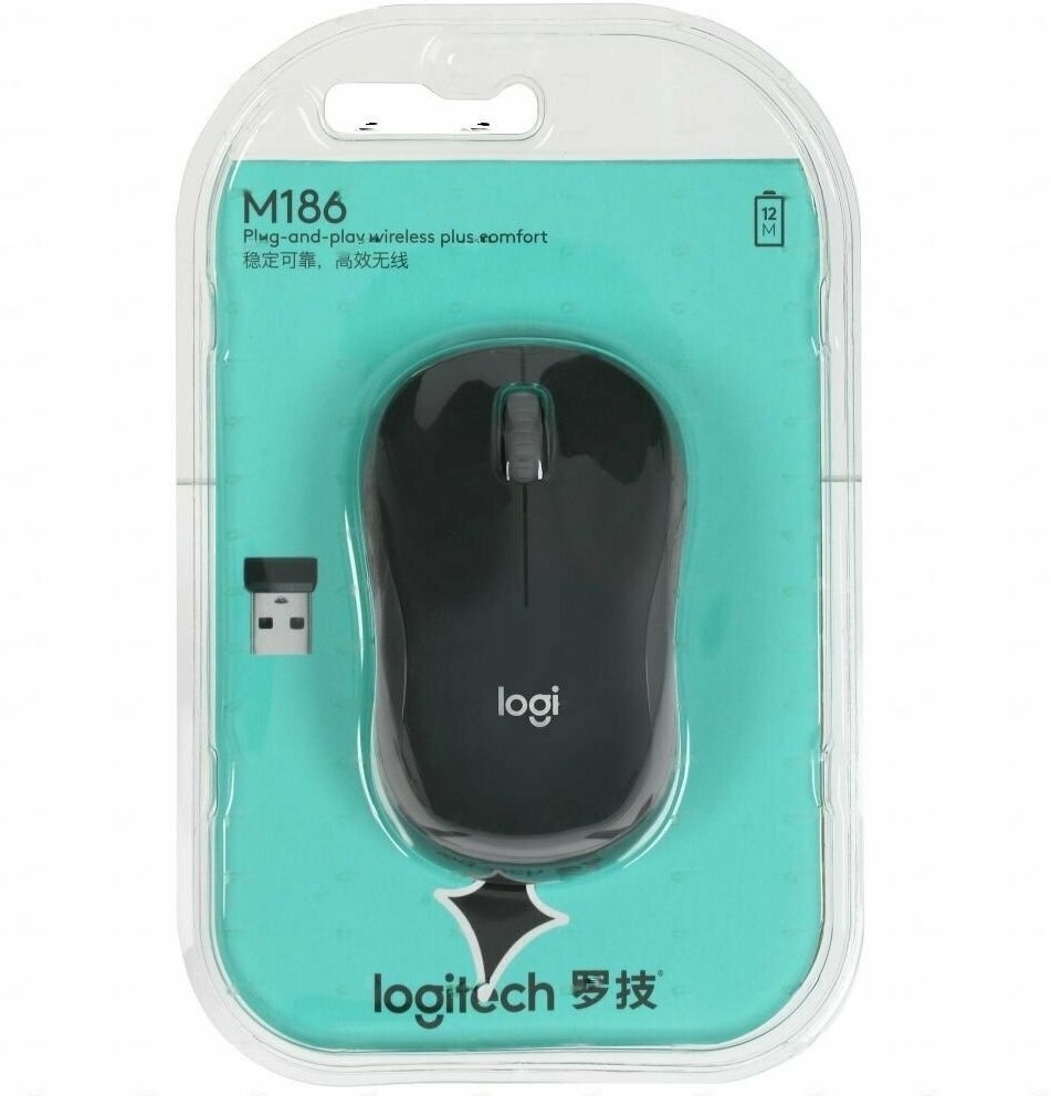 Мышь Logitech M186 910-004131
