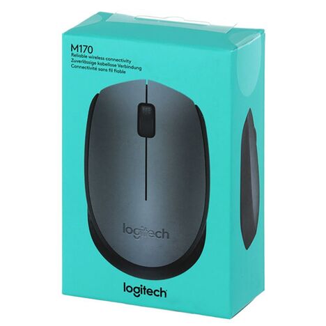 Мышь Logitech M170 910-004642, цвет темно-серый