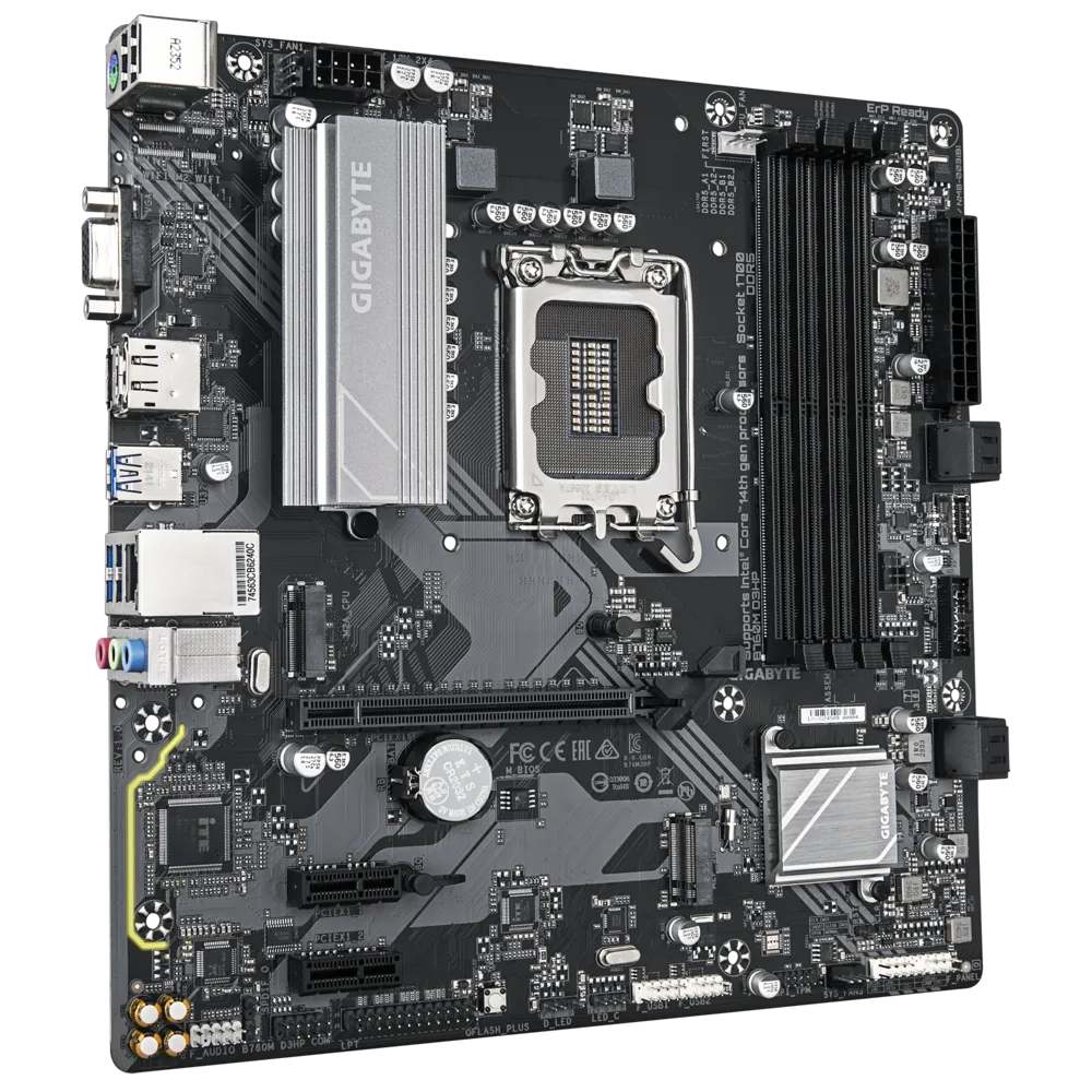 Материнская плата Gigabyte LGA 1700 Intel B760 B760M D3HP