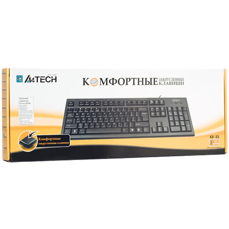 Клавиатура A4tech KR-85, цвет черный
