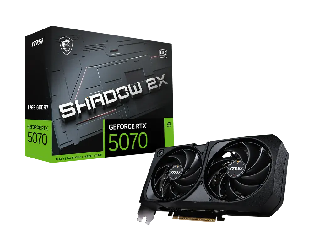 Видеокарта MSI GeForce RTX 5070 12 ΓБ Bulk