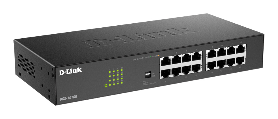 Коммутатор D-LINK DGS-1016D