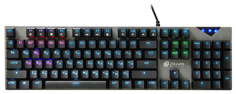 Клавиатура Oklick USB 935G RAGNAR 1460068, цвет серебристый