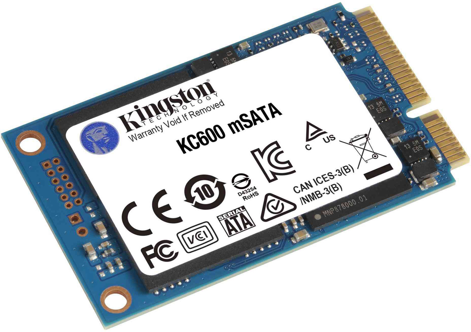 Внутренний твердотельный накопитель Kingston KC600 256Gb
