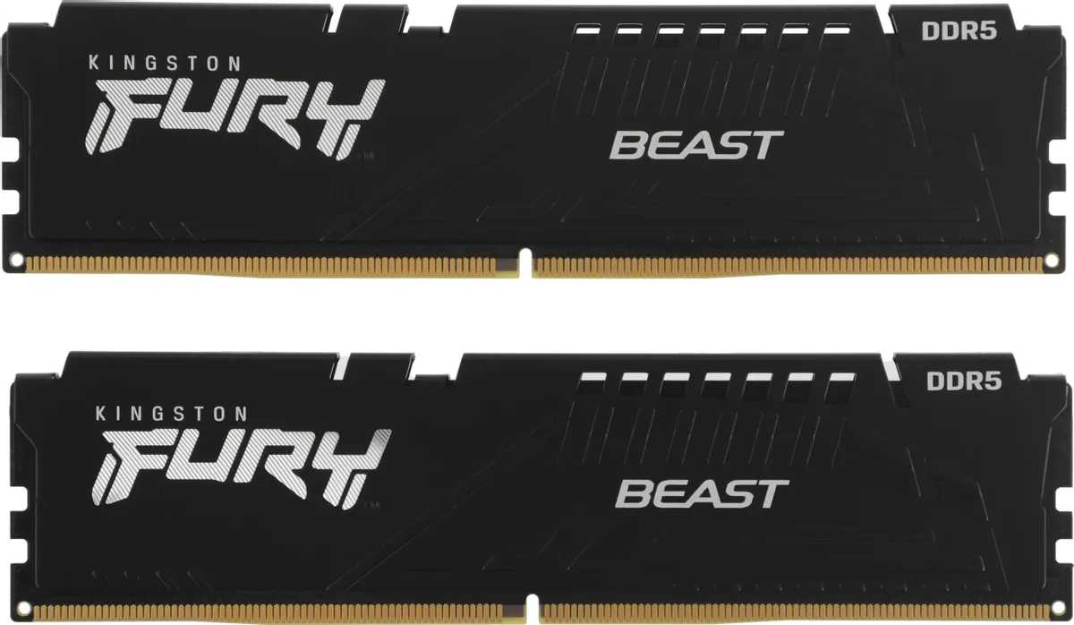 Оперативная память Kingston FURY Beast Black EXPO 2x16GB 6400MT/s DDR5 CL32, KF564C32BBEK2-32, RTL