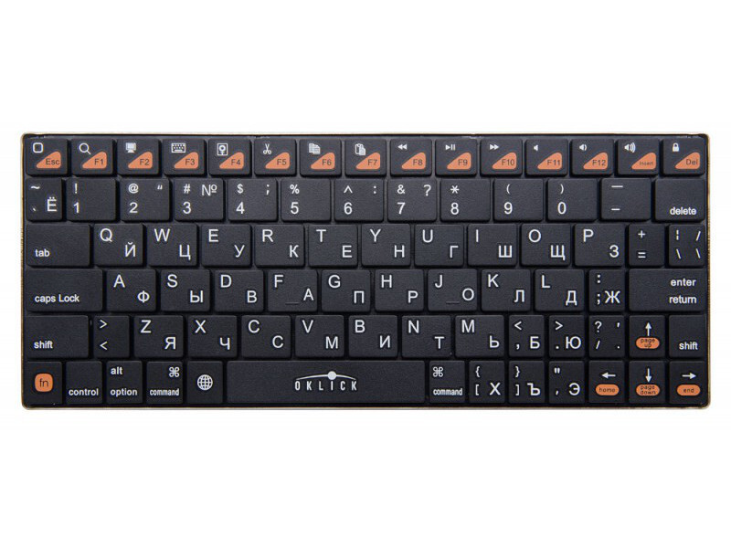Клавиатура Oklick KeyBoard 840S 754787, цвет черный