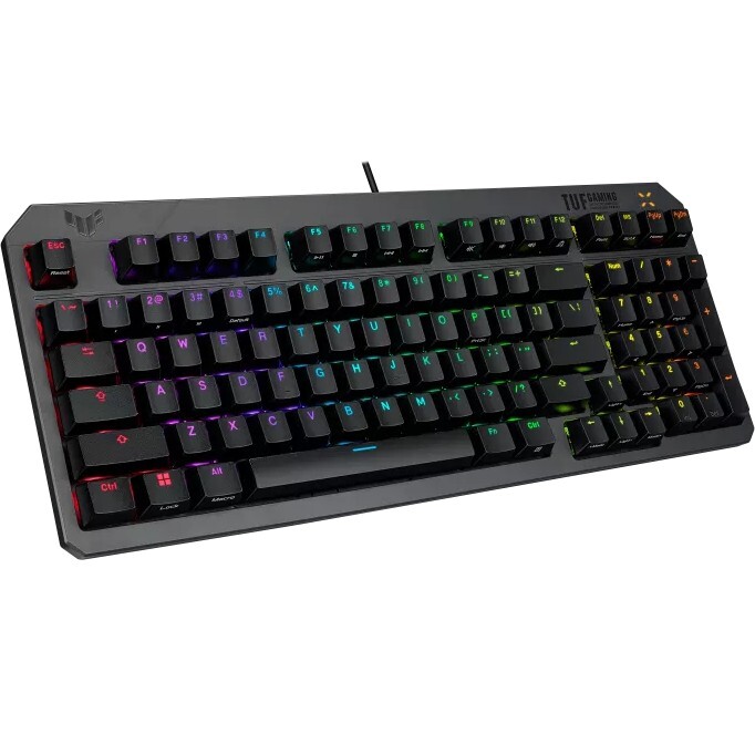 Клавиатура ASUS TUF GAMING TUF Gaming K3 Gen II 90MP0390-BKRA01, цвет черный