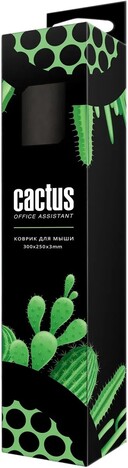 Cactus Игровой коврик Black Mesh CS-MPC-D02M