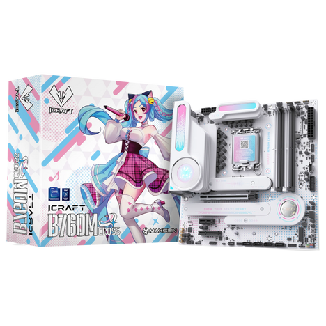 Материнская плата Maxsun LGA 1700 Intel B760 iCraft B760M CROSS