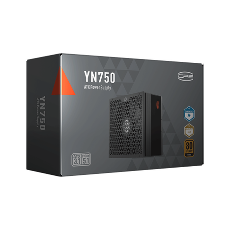 Блок питания PcCooler ATX 750W P5-YN750-G1F 80+ gold (20+4pin) APFC 120mm fan 6xSATA Cab Manag RTL