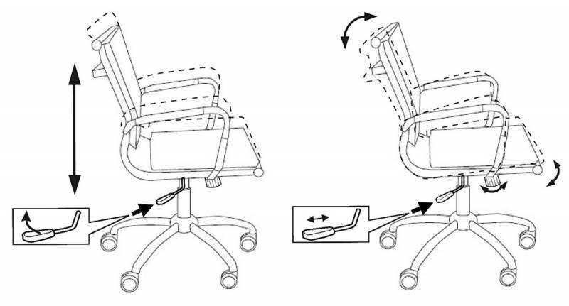Кресло руководителя Бюрократ  CH-993-LOW