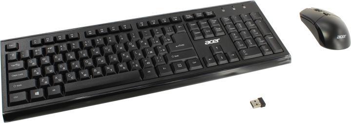 Клавиатура+мышь ACER Клавиатура + мышь OKR120 ZL.KBDEE.007, цвет черный