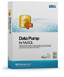 EMS Data Pump for MySQL (некоммерческая лицензия), Лицензия + техподдержка на 3 года