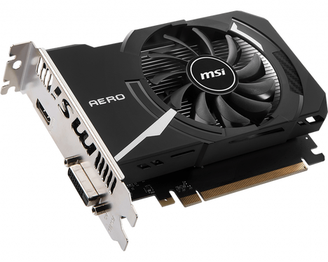 Видеокарта MSI GeForce GT 1030 2 ΓБ Retail