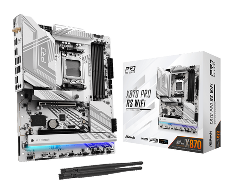 Материнская плата ASRock AM5 AMD X870 X870 Pro RS WiFi