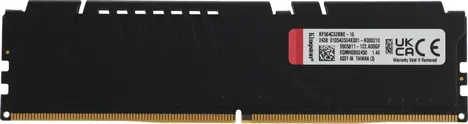 Оперативная память Kingston FURY Beast RGB EXPO 16GB 6400MT/s DDR5 CL32, KF564C32BBEA-16, RTL