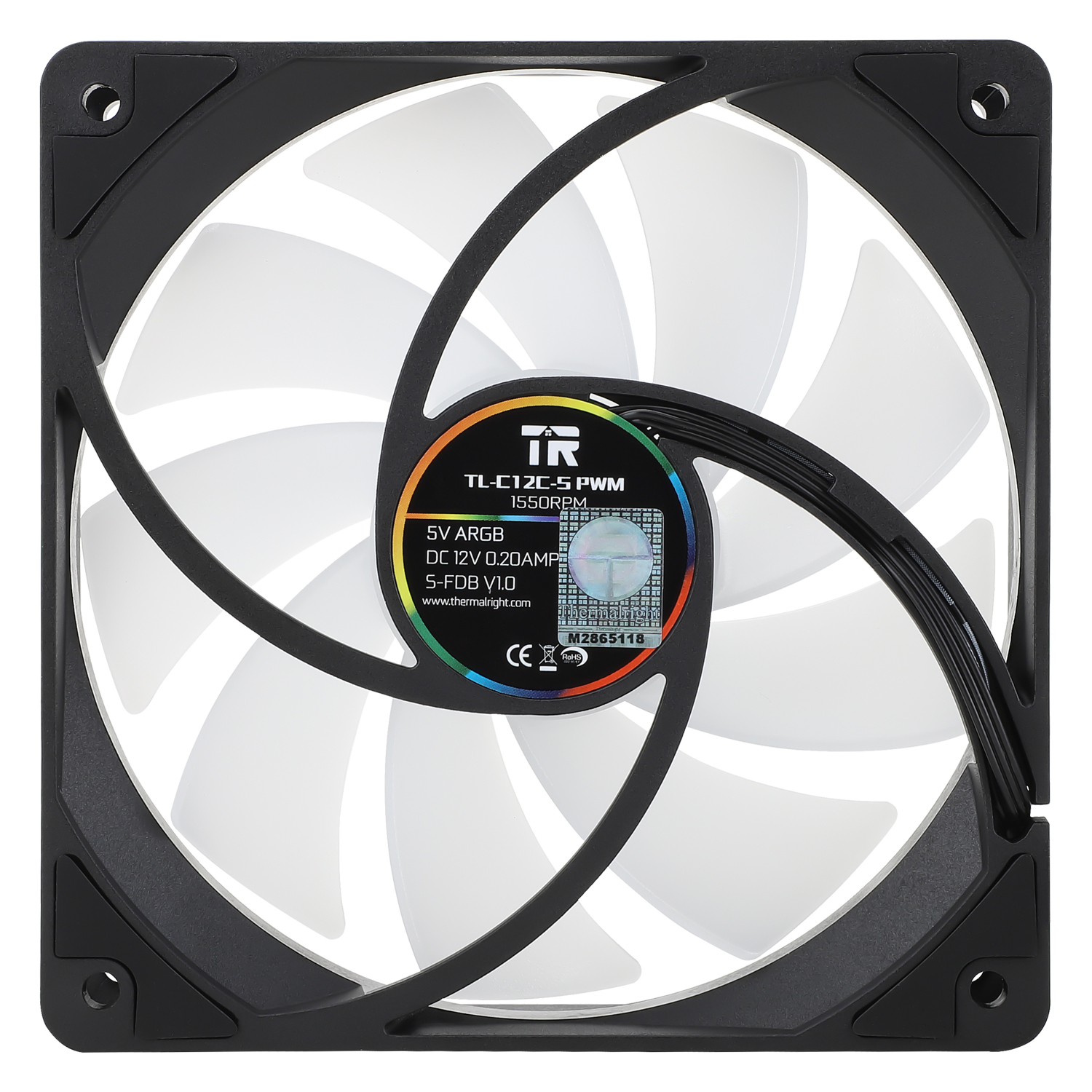 Вентилятор Thermalright для корпуса TL-C12C-S Black