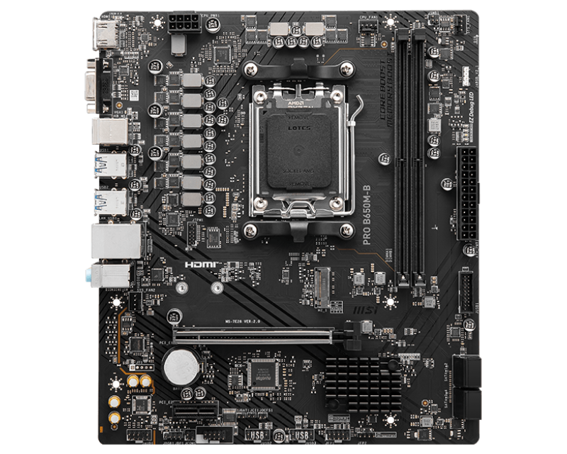 Материнская плата MSI AMD B650 PRO B650M-B