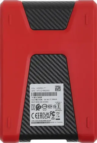 Жесткий диск  ADATA  DashDrive Durable HD650 1 TB