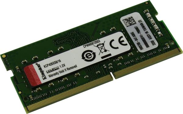 

Оперативная память Kingston Desktop DDR4 2666МГц 16GB, KCP426SS8/16