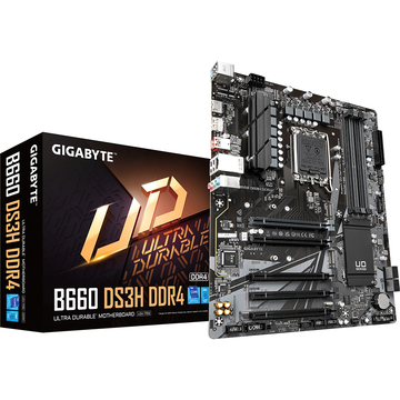 Материнская плата Gigabyte LGA 1700 Intel B660 B660 DS3H DDR4