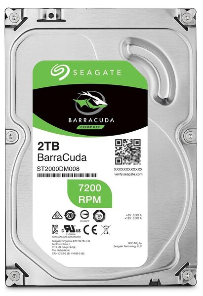 

Жесткий диск SEAGATE Barracuda 3.5 2TB 7.2K SATA3