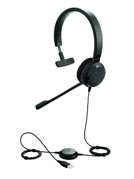 Гарнитура с 1 наушником Jabra Evolve EVOLVE 30 Mono, цвет черный