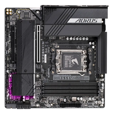 Материнская плата Gigabyte AM5 AMD B650 B650M AORUS ELITE