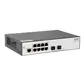 SNR Управляемый коммутатор уровня 2, 8 портов 10/100/1000Base-T, 2 порта 1/2.5G SFP, встроенный БП ~220V AC
