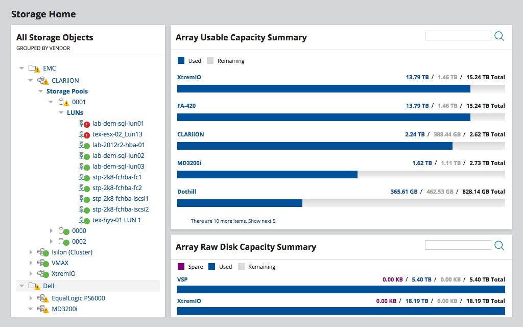 SolarWinds Storage Resource Monitor 6