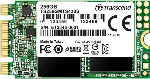 

Внутренний SSD TRANSCEND M.2 SSD 256GB