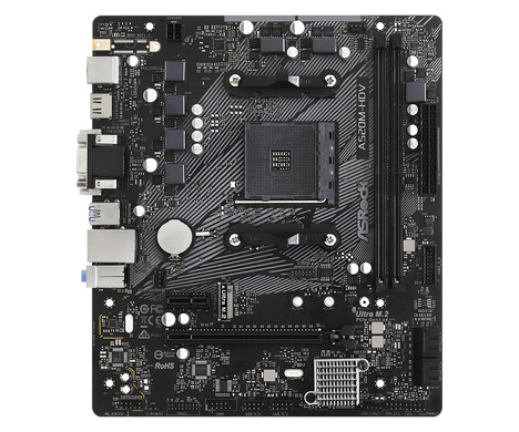 Материнская плата ASRock AM4 AMD A520 A520M-HDV