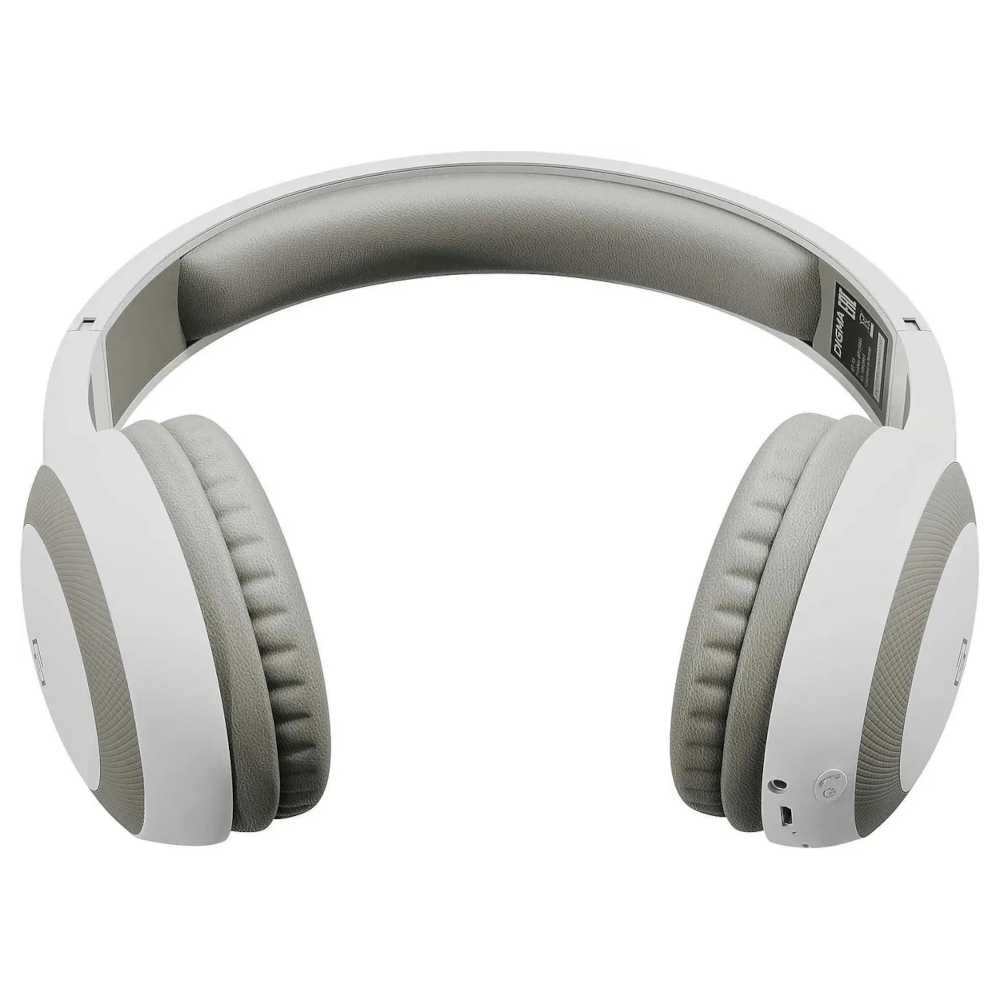 Bluetooth-гарнитура DIGMA BT-15, цвет белый/серый
