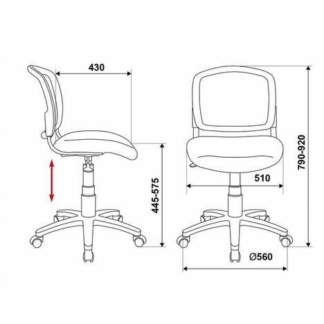Кресло Бюрократ  CH-296NX