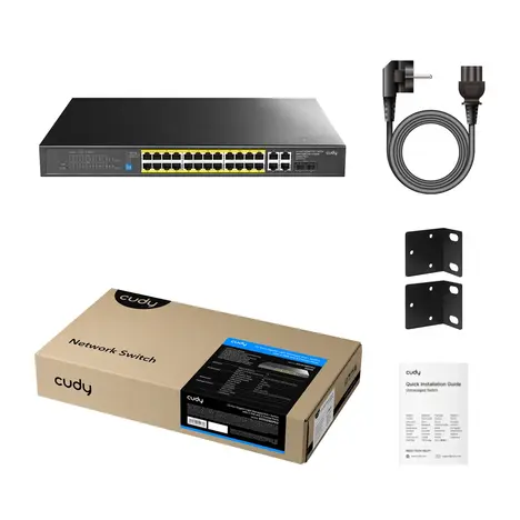 Коммутатор CUDY GS1028EPS2