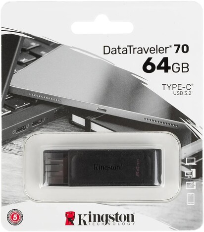Флешка Kingston DataTraveler 70 64Gb