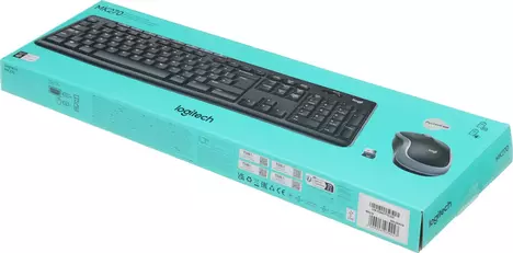 Клавиатура + мышь Logitech MK270 клав:черный мышь:черный USB беспроводная Multimedia (920-003381)