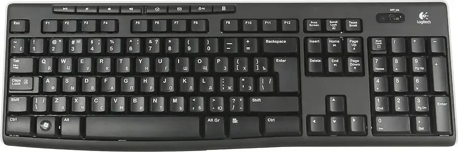 Клавиатура Logitech K270 920-003058, цвет черный  EN keyboard