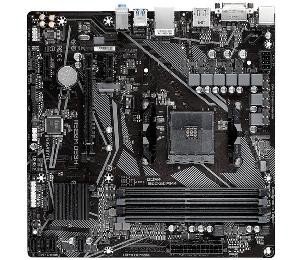 

Материнская плата Gigabyte AM4 AMD A520 A520M DS3H