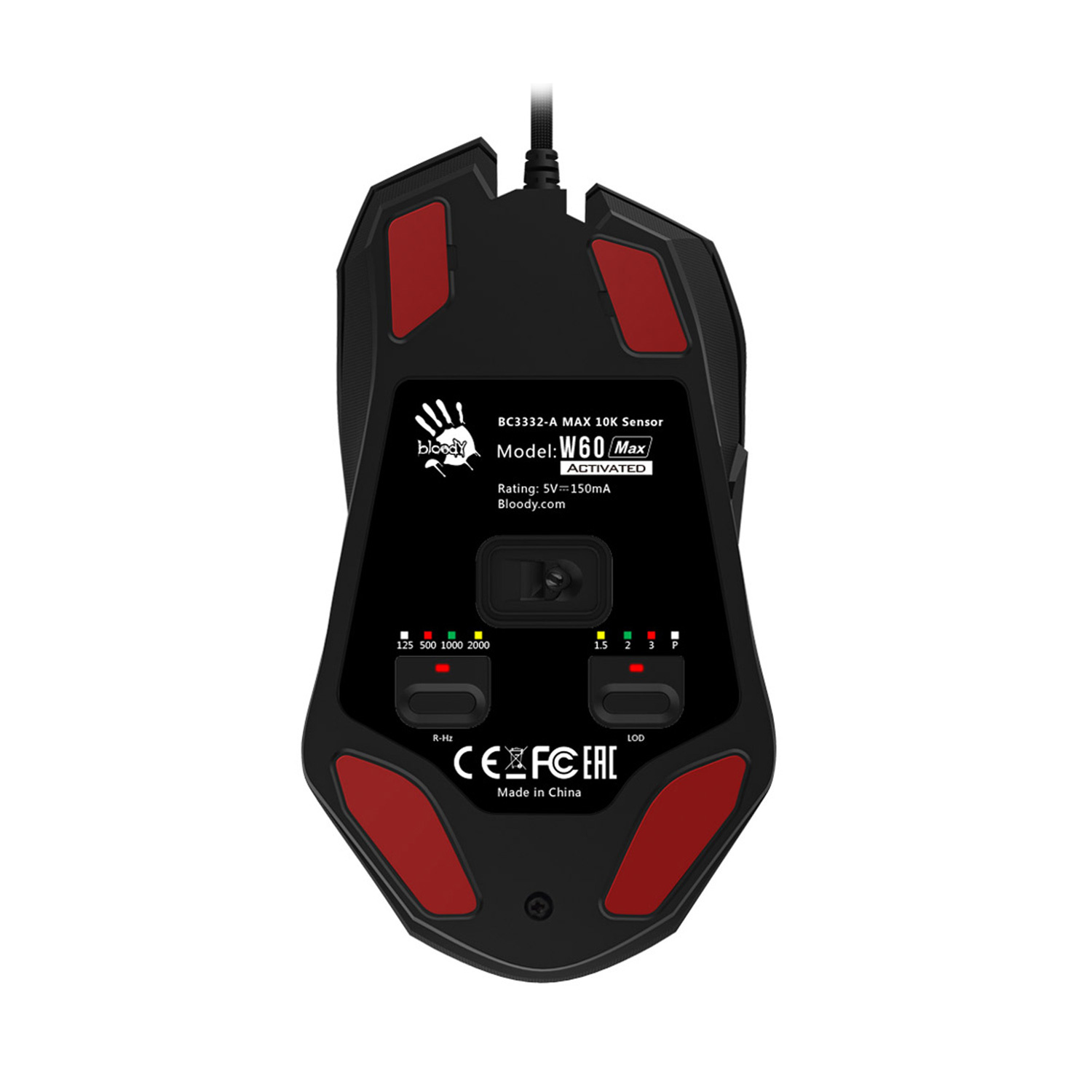 Мышь A4tech Bloody W60 Max W60 MAX STONE BLACK
