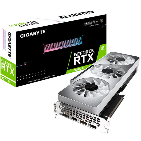 

Видеокарта Gigabyte GeForce RTX 3070 Ti 8 ΓБ Retail