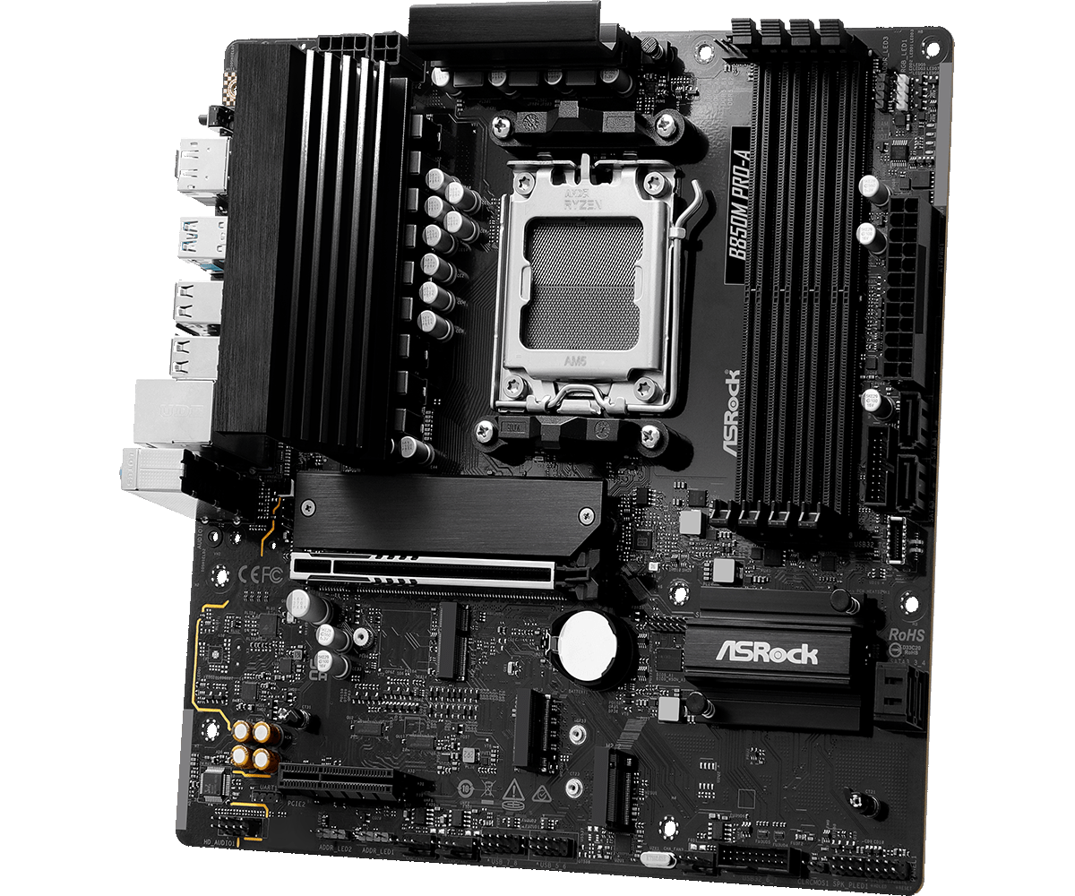 Материнская плата ASRock AM5 AMD B850 B850M PRO-A