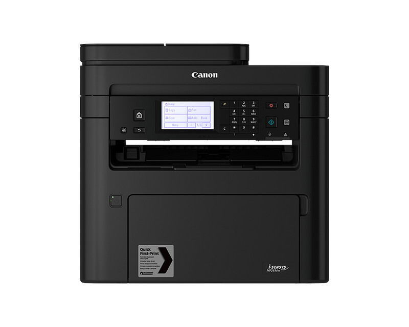 МФУ лазерное Canon  i-Sensys MF267DW II А4, черно-белая печать, 28 стр/мин, 1200х1200dpi,35АПД, 250+50, USB/WiFi, стартовый картридж (ч/б) 1700 стр, чёрный корпус, (5938C008)